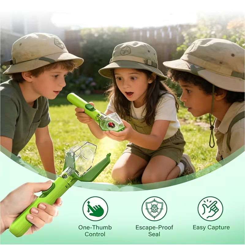 Outdoor Adventure Education - Handheld Insect Catcher With 6X Magnifying