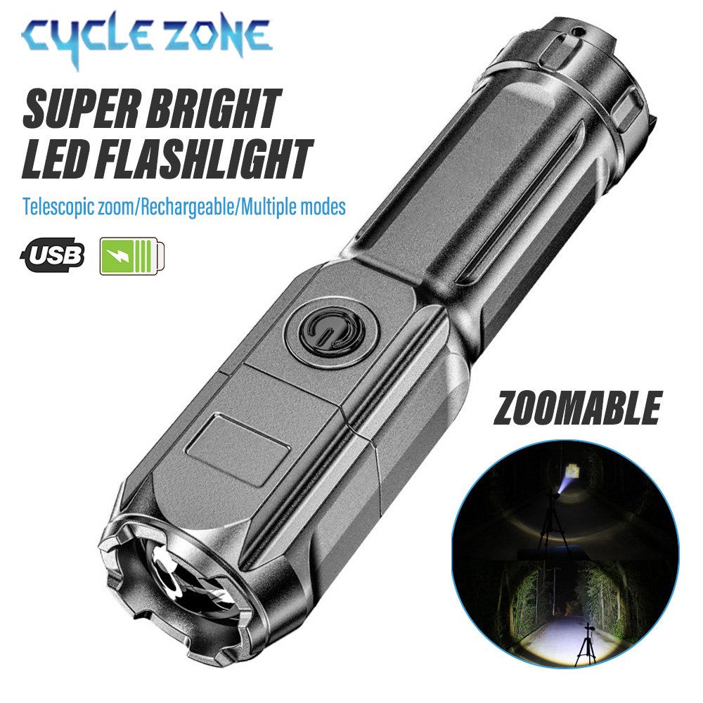 Mini Flashlight Zoomable Focus - Outdoor Adventure Zone ulasan dan harga