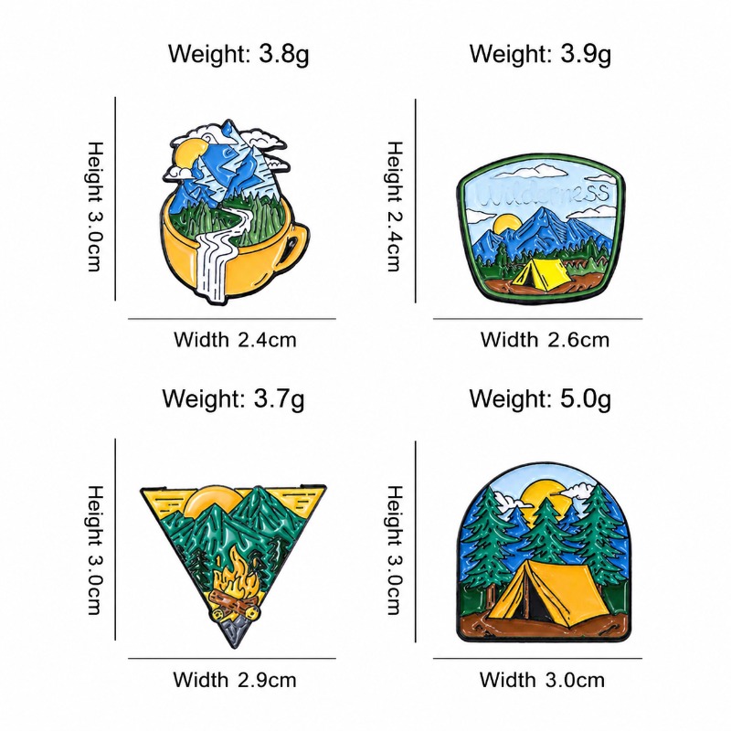 Outdoor Camping Series Enamel  - Outdoor Adventure Series ulasan dan harga