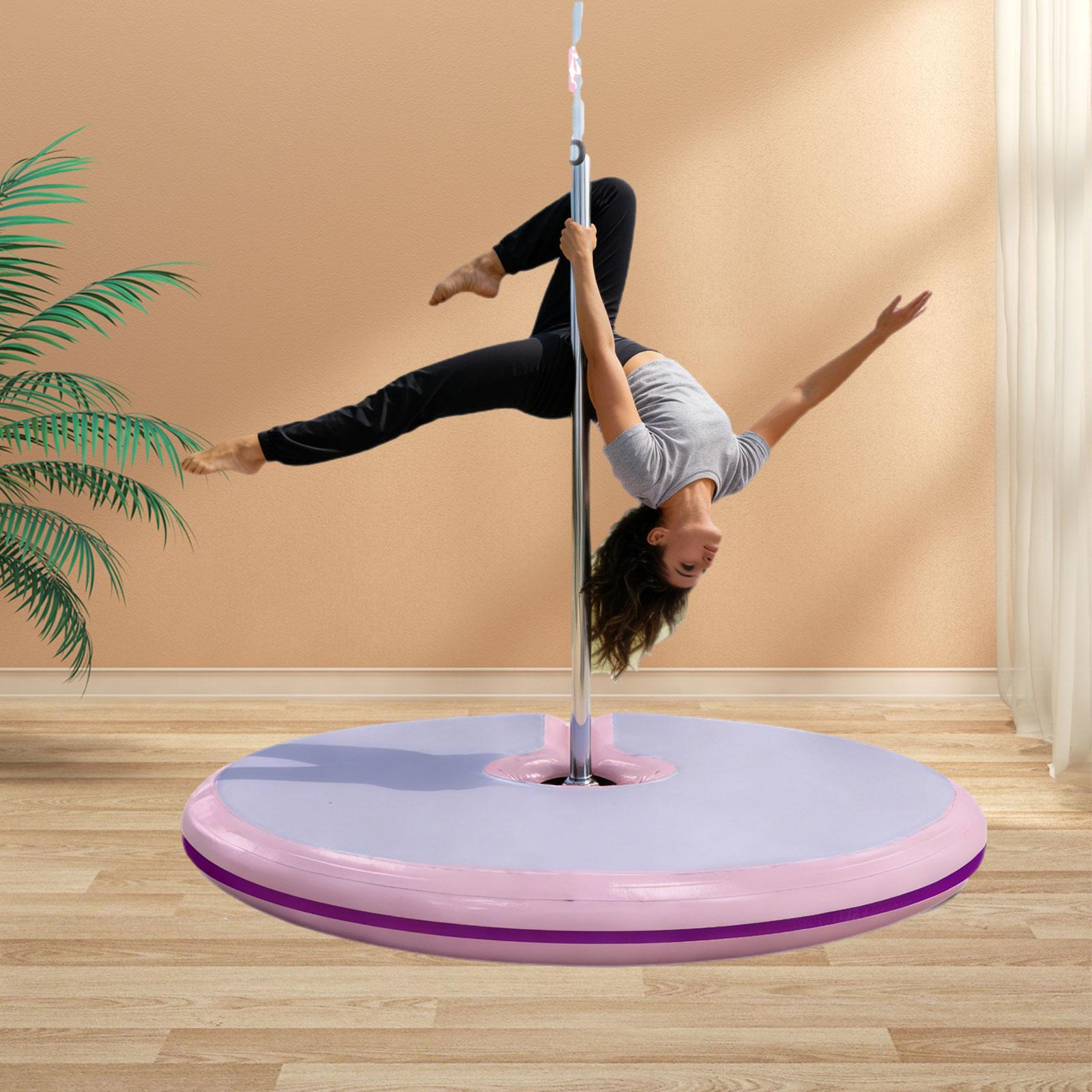 Pole Dance Mat Round Pink Fold - Crash Pad Folding ulasan dan harga