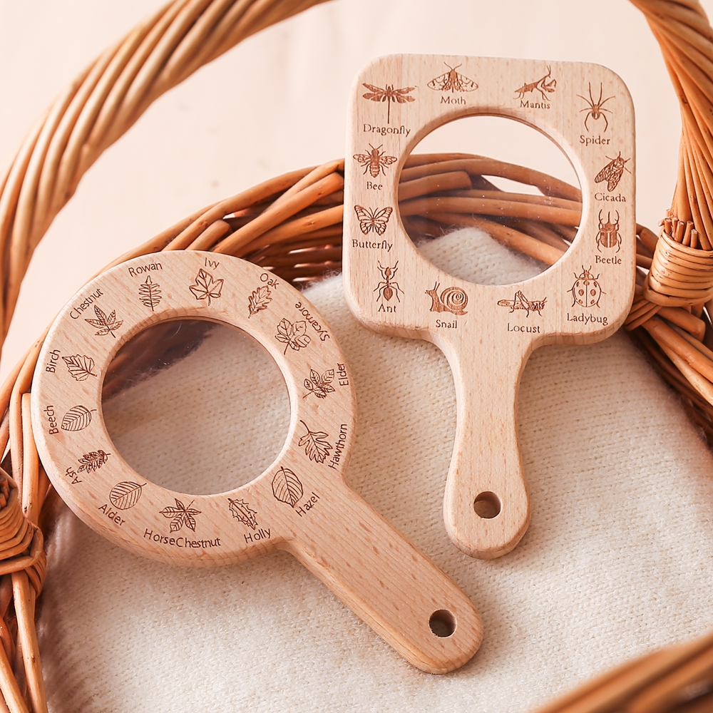 Wooden Magnifying Glass Outdoo - Outdoor Adventure Education ulasan dan harga