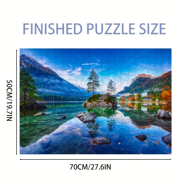 1000pcs Hintersee Lake Reflect - Outdoor Adventure Series ulasan dan harga