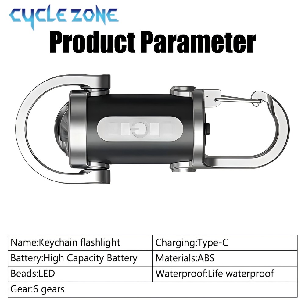 Mini LED Keychain Light Multif - Outdoor Adventure Zone ulasan dan harga