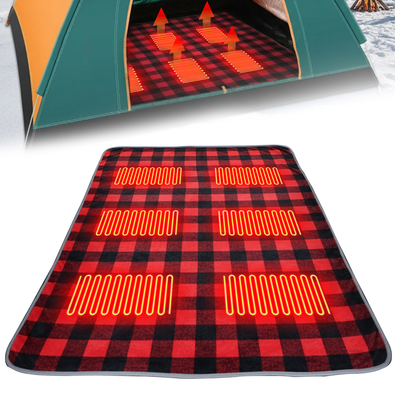 Portable USB Heated Sleeping B - Outdoor Adventure Zone ulasan dan harga