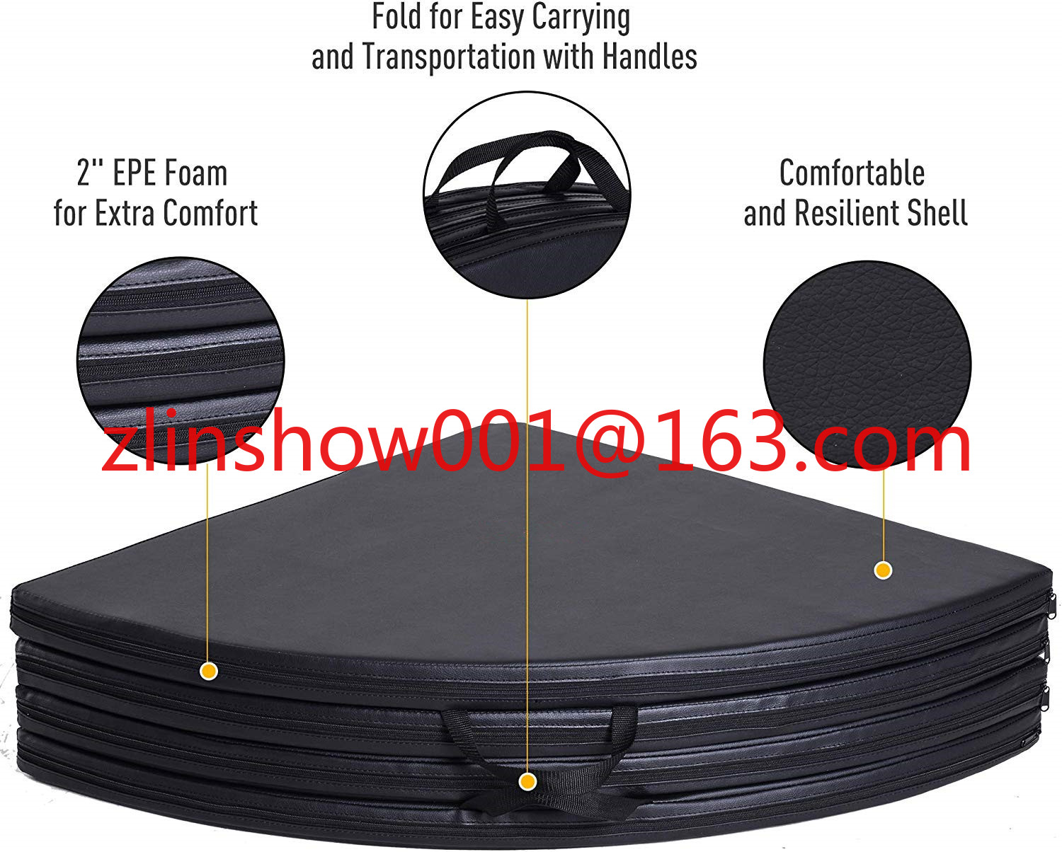 PU Cover Mat Pole Dancing Gymn - Crash Pad Folding ulasan dan harga