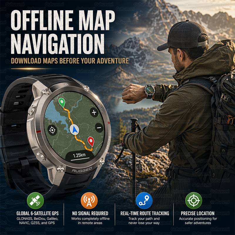 Outdoor Tactical GPS Smart Wat - Outdoor Adventure Zone ulasan dan harga