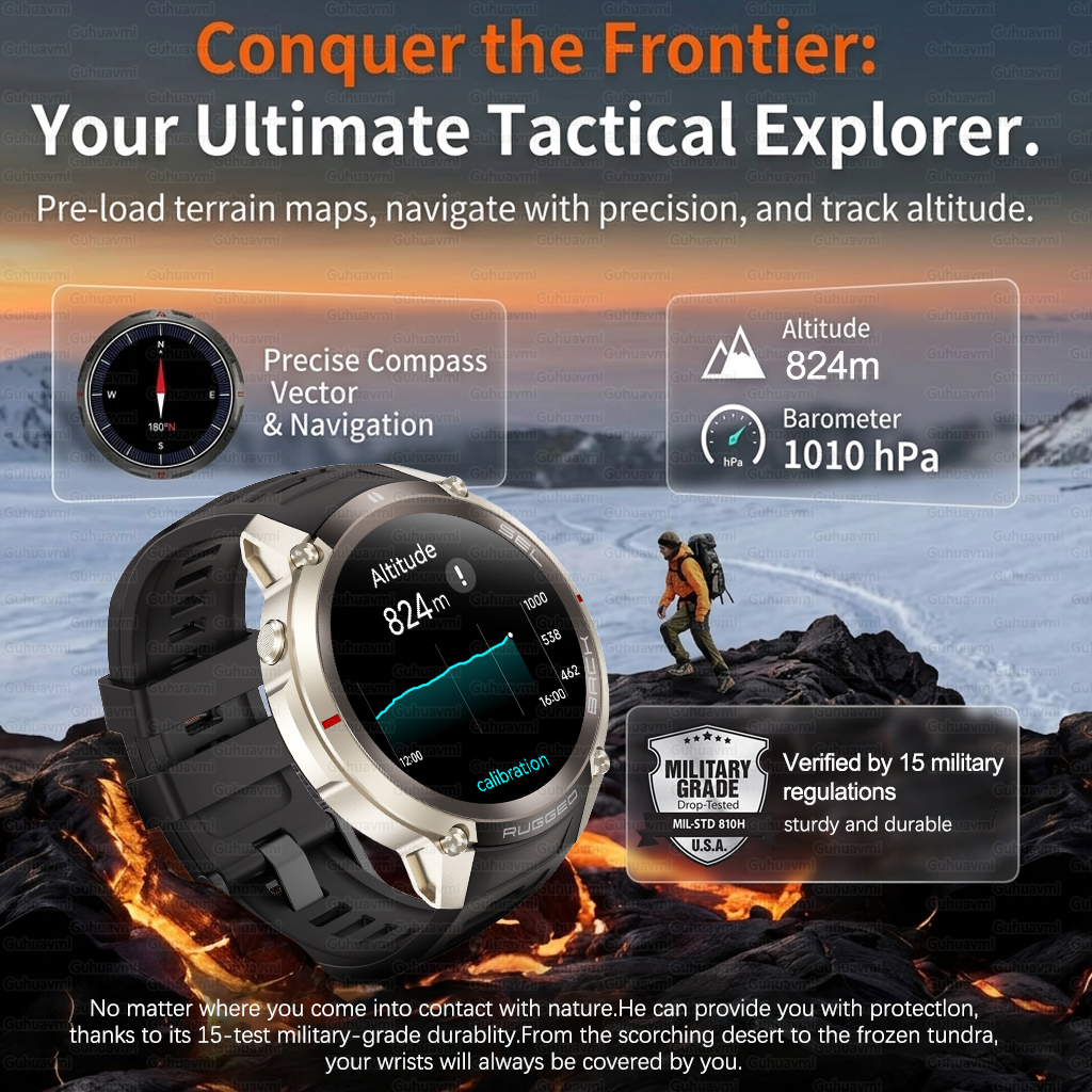 Outdoor Tactical GPS Smart Wat - Outdoor Adventure Zone ulasan dan harga