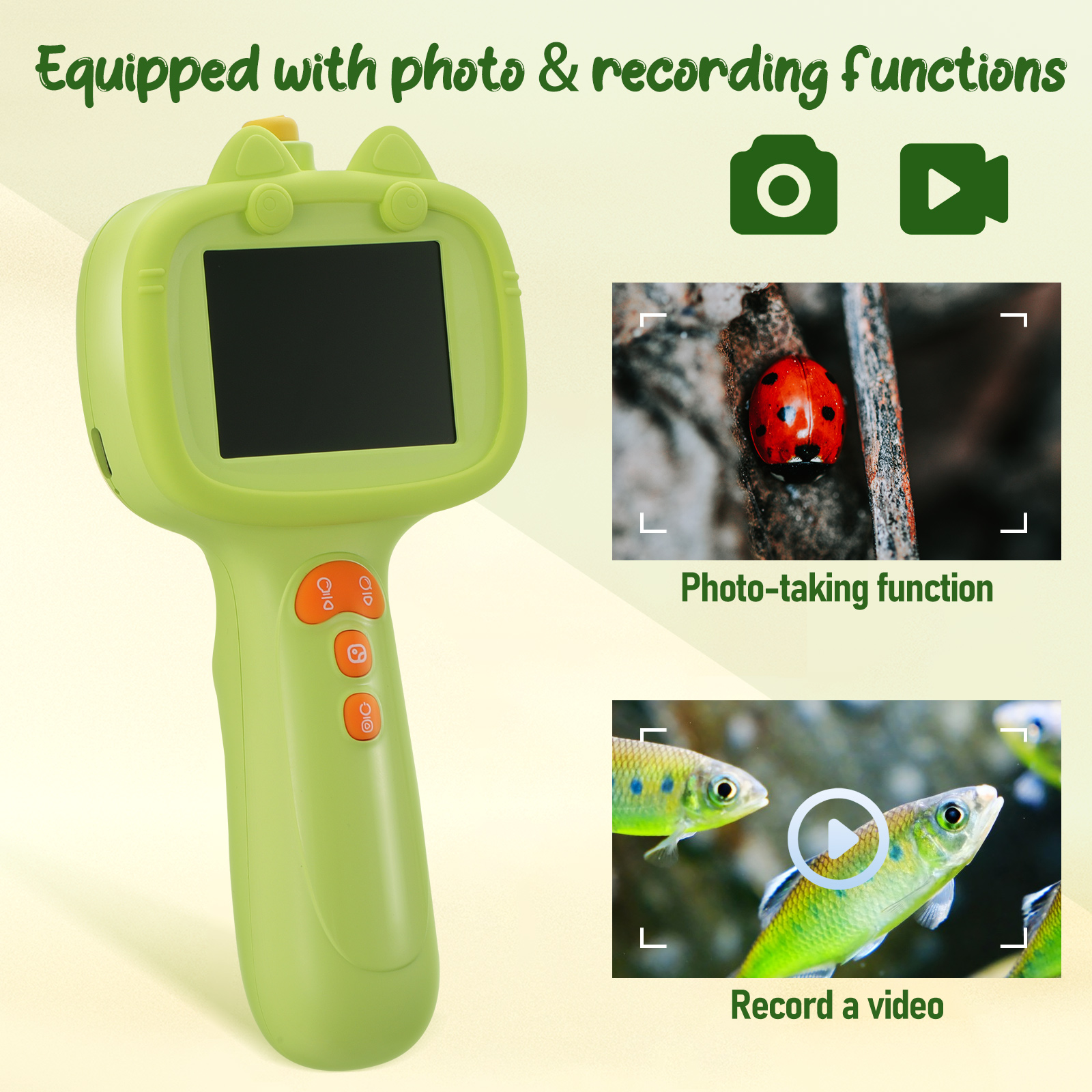 Kids Camera Borescope with Lig - Outdoor Adventure Education ulasan dan harga